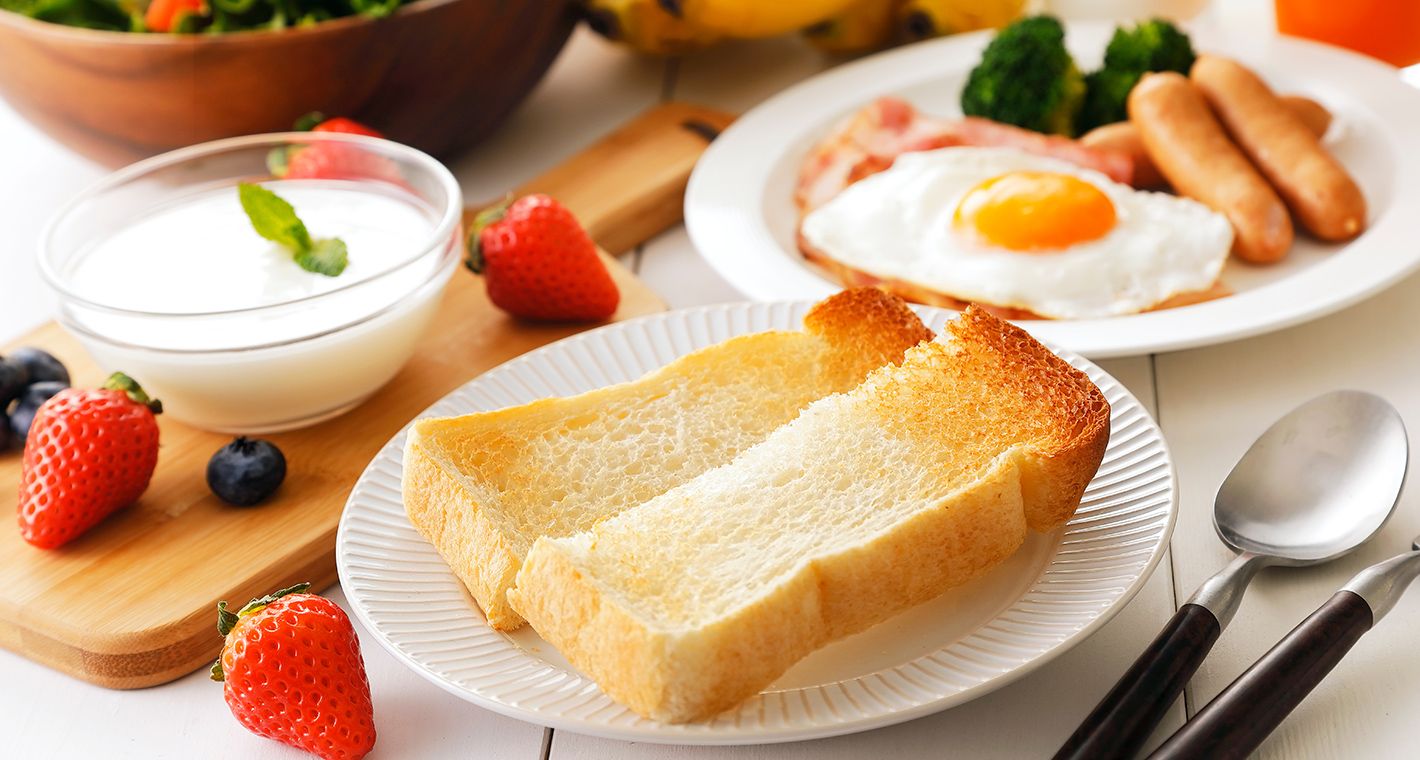 朝食付き